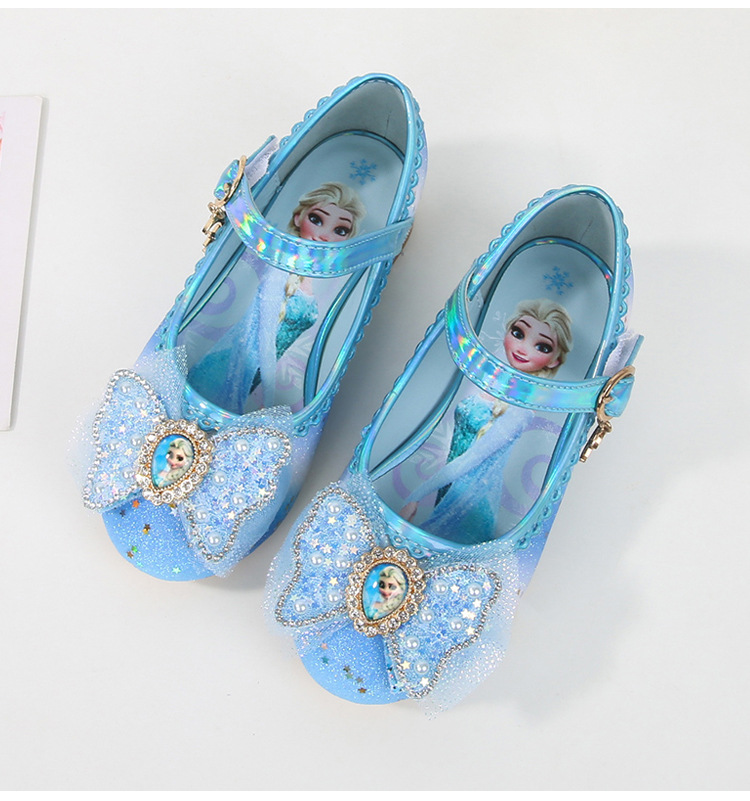 Giày cao gót công chúa Elsa cho bé gái 2-8 tuổi - chất liệu cao cấp êm chân - mẫu mới 2023