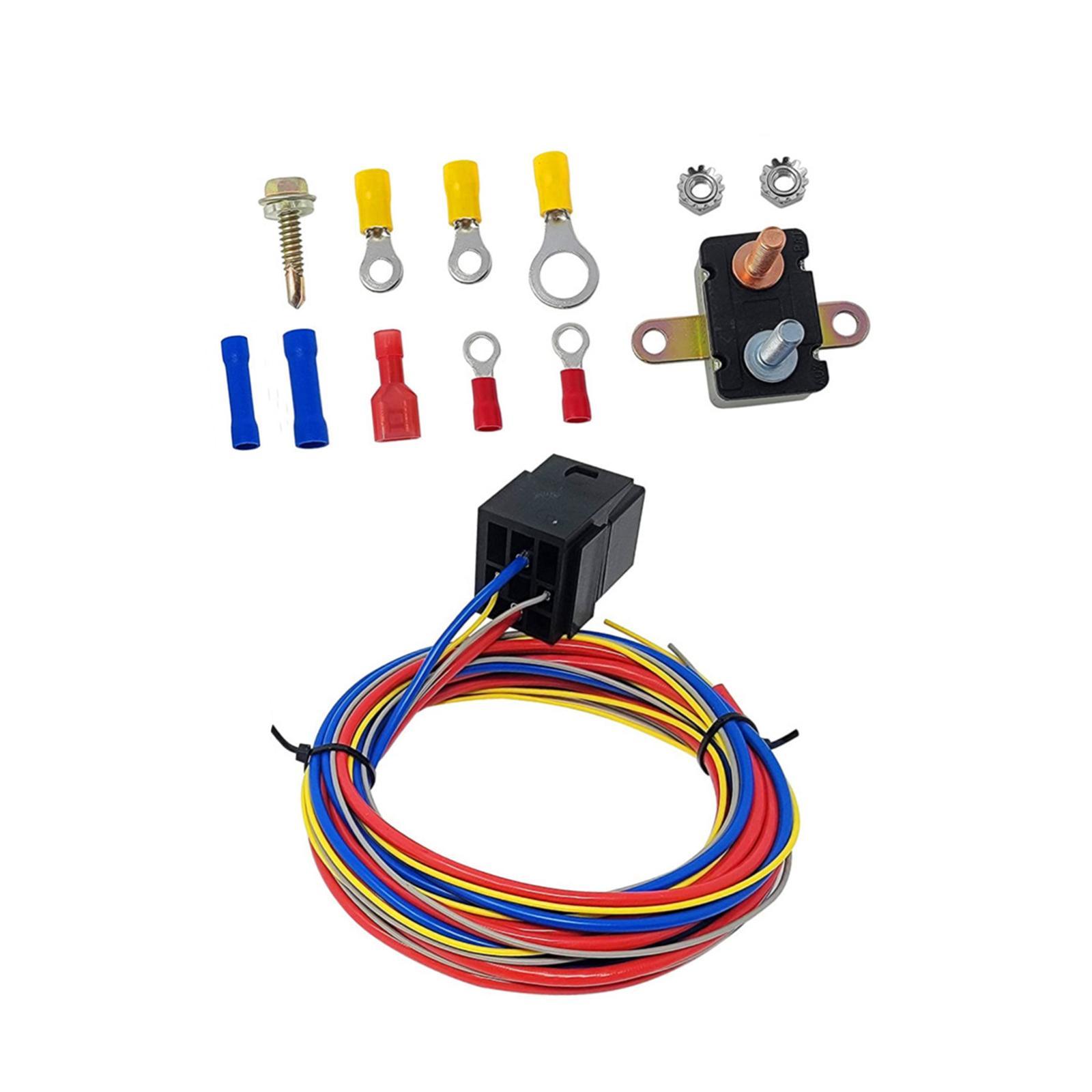 Electric Fuel Pump Relay Set 30Amp 12V High Performance Replaces Durable