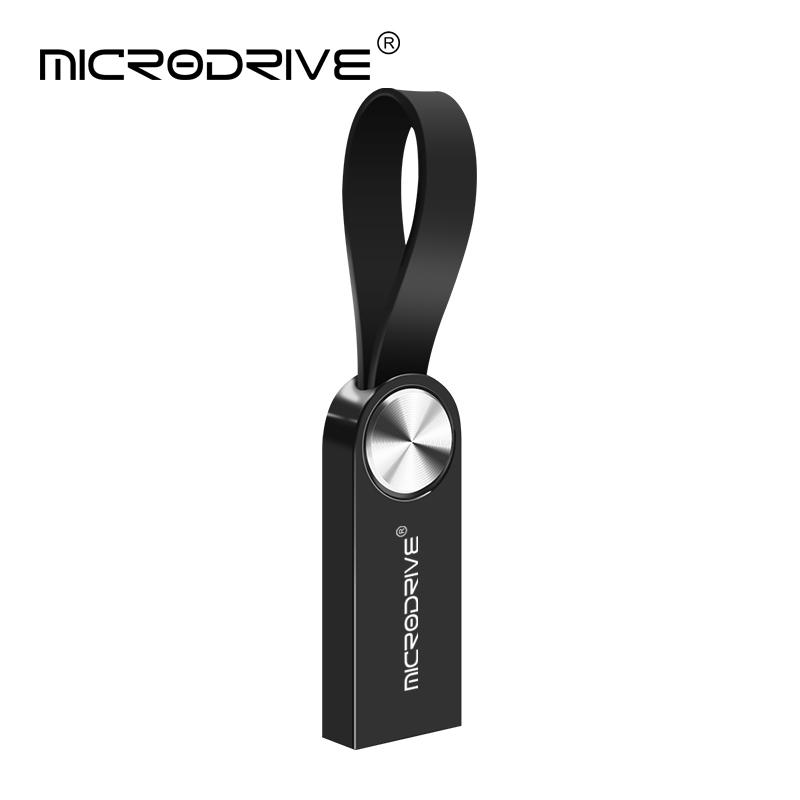 Ổ Đĩa Flash USB 128GB 64GB 32GB Pendrive Móc Khóa Đèn LED Usb 16GB Thẻ Nhớ Bút Kim Loại Miễn Phí Vận Chuyển