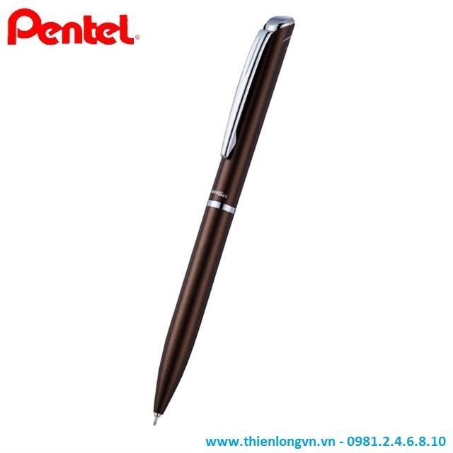 Bút ký cao cấp Pentel Energel - BL2007E thân màu nâu