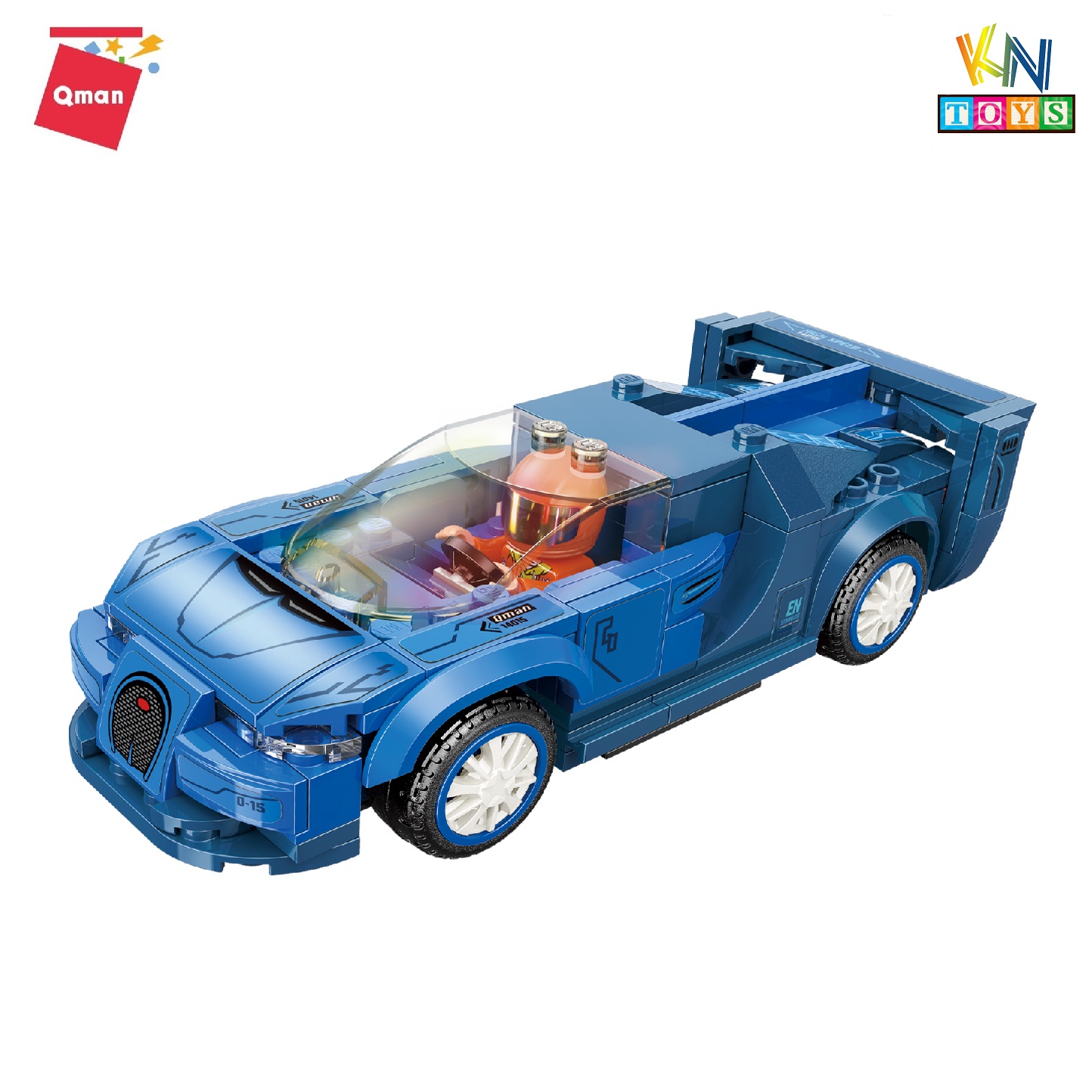 Đồ chơi lắp ráp, xếp hình Qman – Xe đua