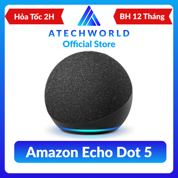 Loa Thông Minh Amazon Echo Dot 5 Tích Hợp Trợ Lý Ảo Alexa - Hàng Chính Hãng - Có Xuất VAT