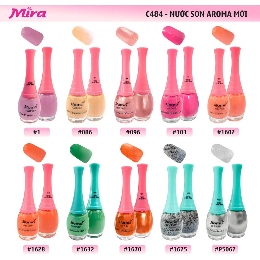 Nước Sơn Móng AROMA Nail Polish C484