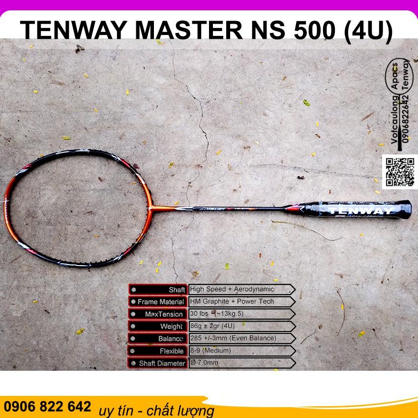 Vợt cầu lông Tenway Master NS 500 | Vợt cân bằng, đậm chất nam tính, đập cầu mạnh mẽ