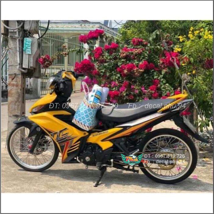 Tem Rời Exciter 135 LC đen vàng