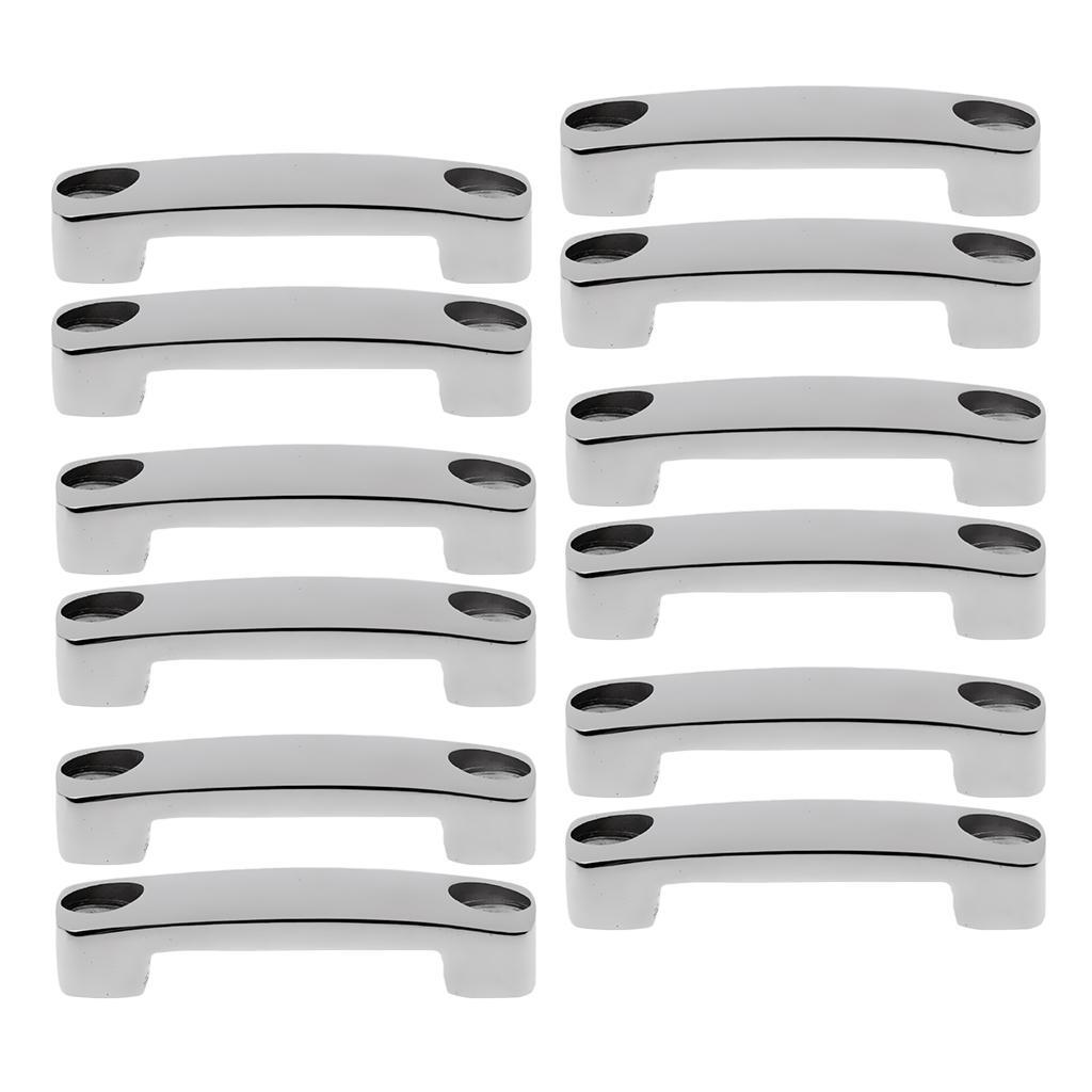 12 Pieces Polished 316 Steel Marine Boat Yacht Lock Fittings Accessories