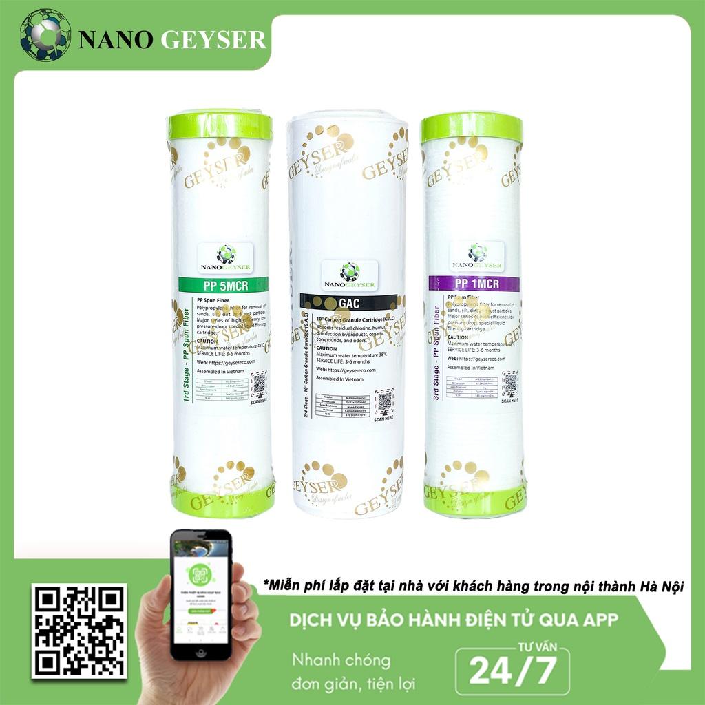 Combo 3 lõi lọc nước RO dùng cho các dòng máy lọc nước RO