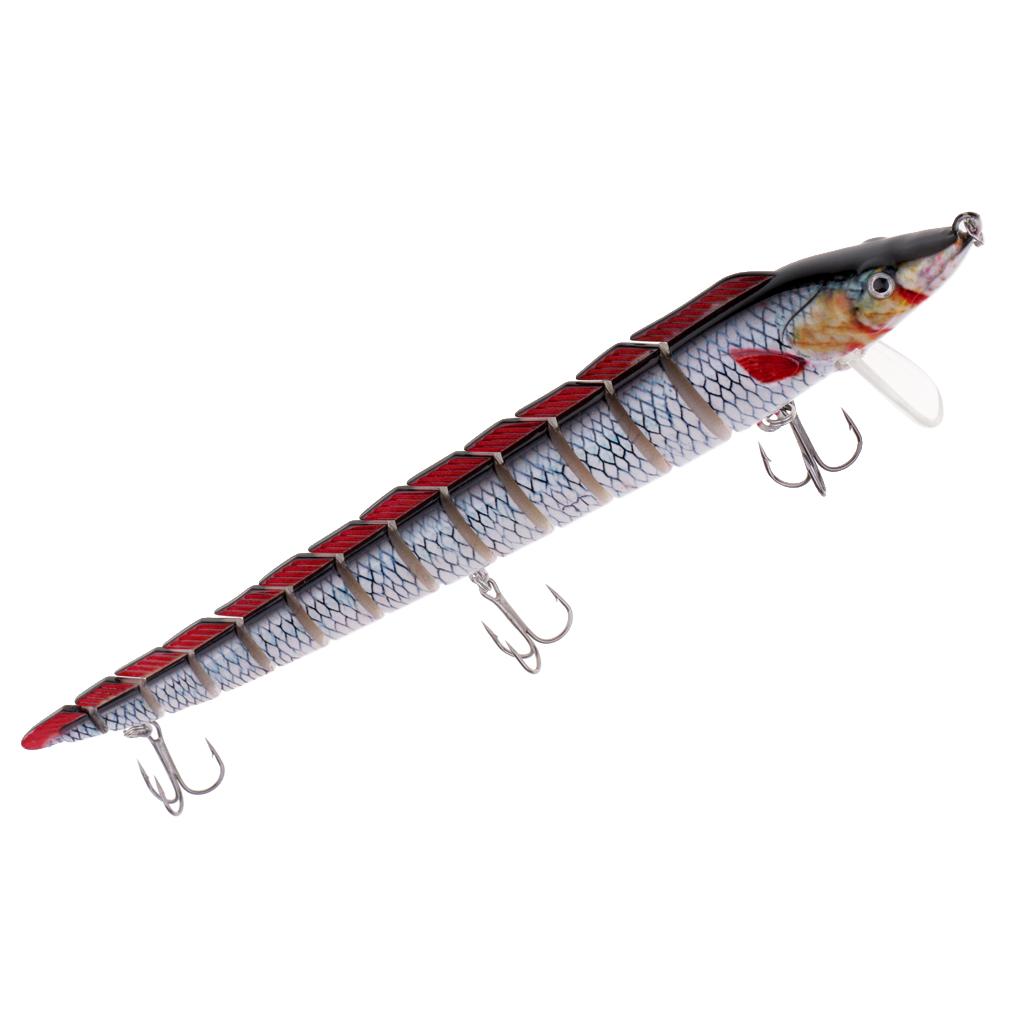 23cm Bass Fishing Bait Swimbait Lure Life-like Multi-jointed Fishing Lure 01