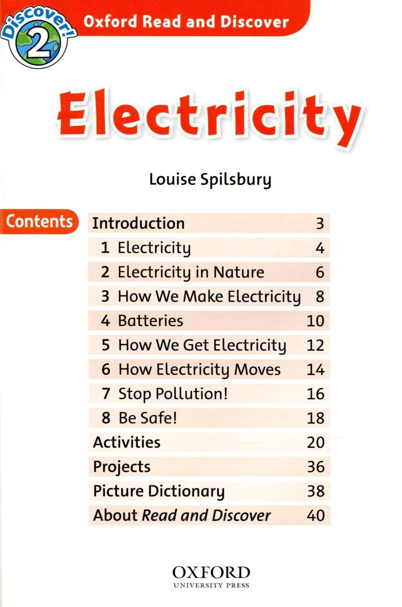 Oxford Read and Discover: Level 2: Electricity