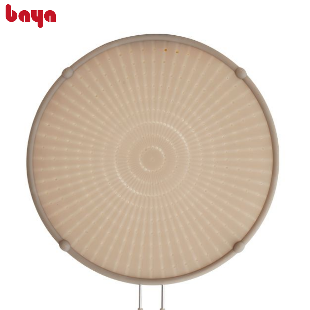 Nắp Chống Văng Dầu Mỡ BAYA RECIPE Chất Liệu Silicon, Tay Cầm Thép Không Gỉ Thiết Kế Bề Mặt Nhiều Lỗ Nhỏ Tránh Bí Hơi 4062