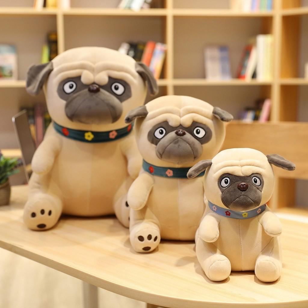 Chó Pug Bông Mặt xệ đủ Size 25 cm , 35 cm ,40 cm , 50cm