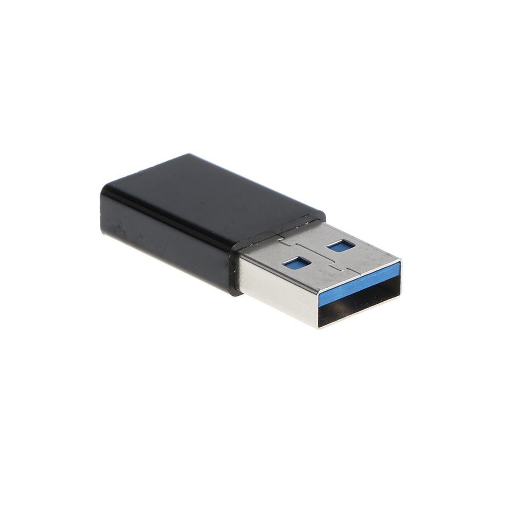 USB 3.0 Male to USB 3.1 Type C Female Connector Data Adapter USB-C Black