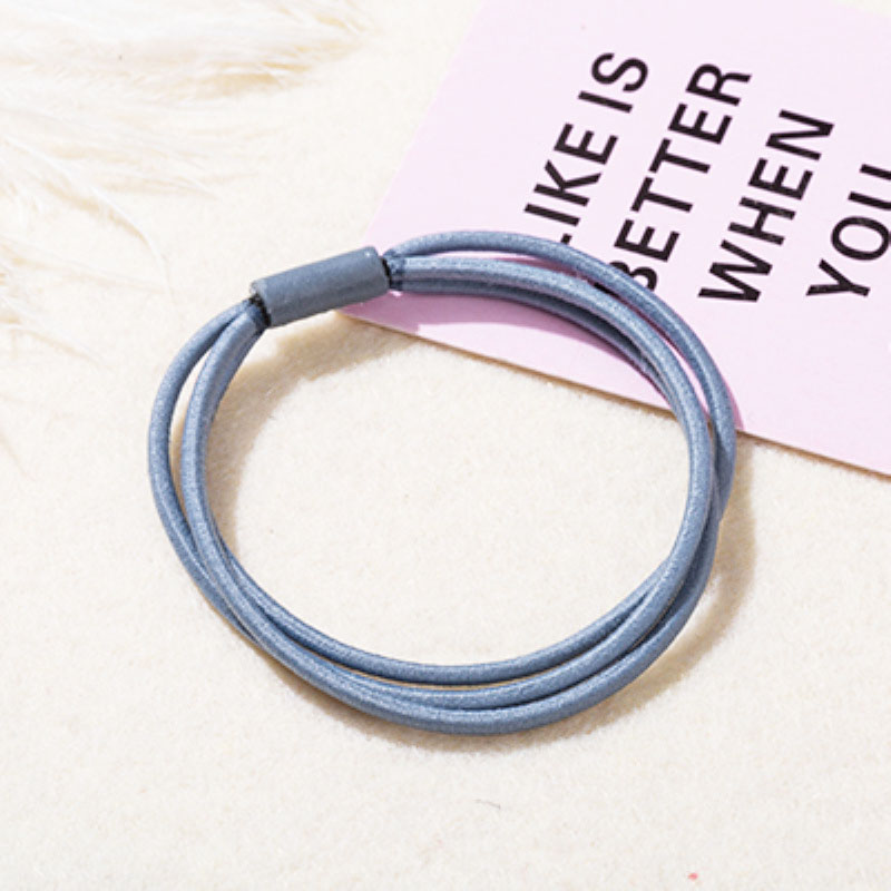 Combo 5 Dây Chun Buộc Tóc, Thun Cột Tóc Mảnh 3 Vòng Màu Sắc Nhã Nhặn SC23