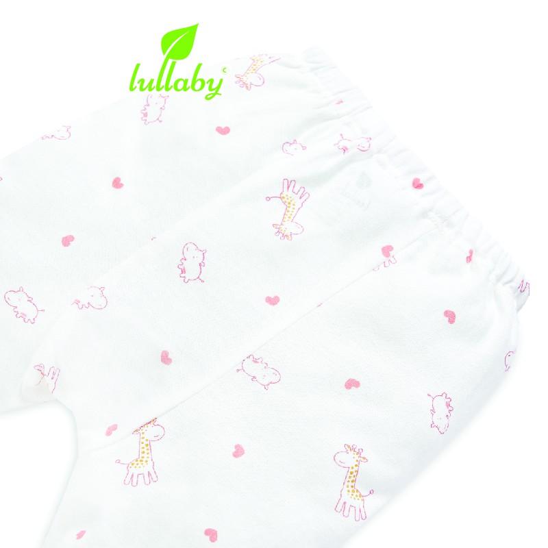 Lullaby - Bộ quần áo cài giữa tay dài sơ sinh NH605606P