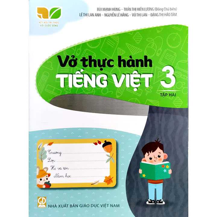 Sách - Vở thực hành Tiếng Việt lớp 3 (Kết nối tri thức với cuộc sống