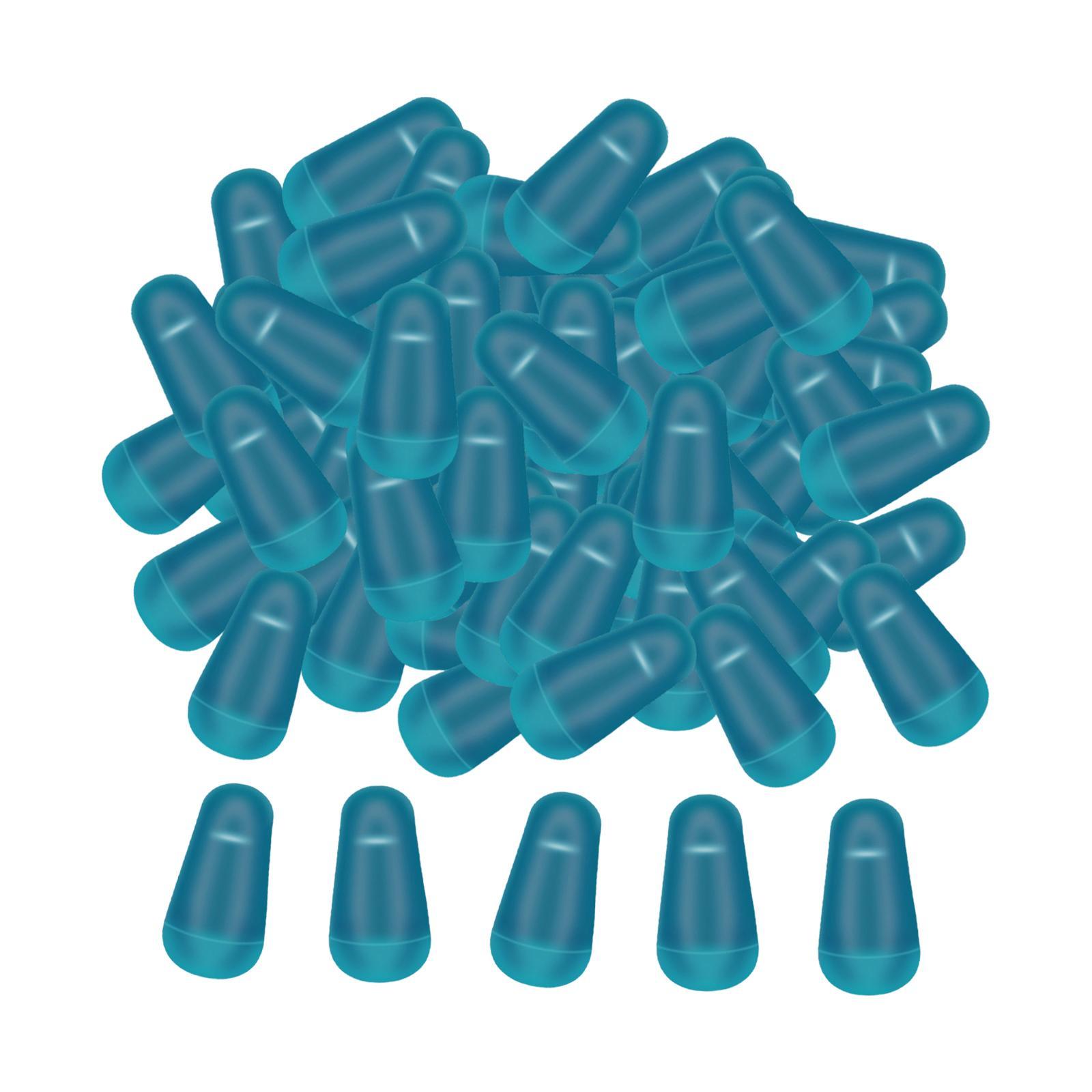 100x Space Beans Fishing Float Easy to Use Fishing Bobber Fishing Bobber Space Beans Rubber Bobber Stoppers for Stream Walleyes