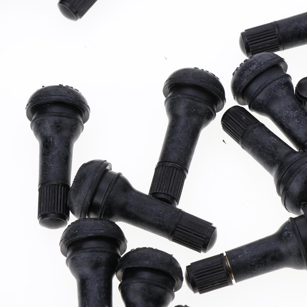100 New Tire Pressure Monitoring System Tubeless Tire Valve Stems Snap in TR413