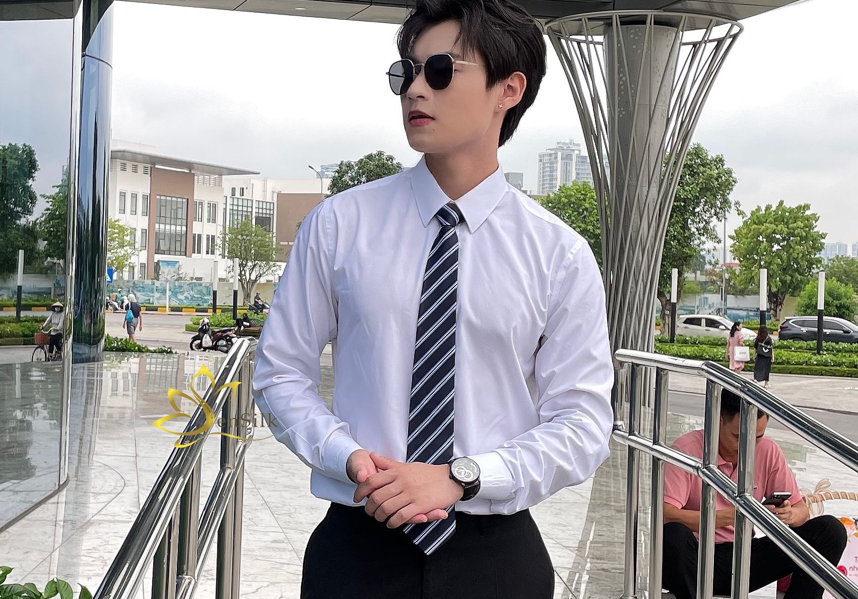 Cà Vạt Lụa Tơ Tằm SenSilk CAVATS02 – Cà Vạt Nam Cao Cấp, Quà Tặng Quý Ông