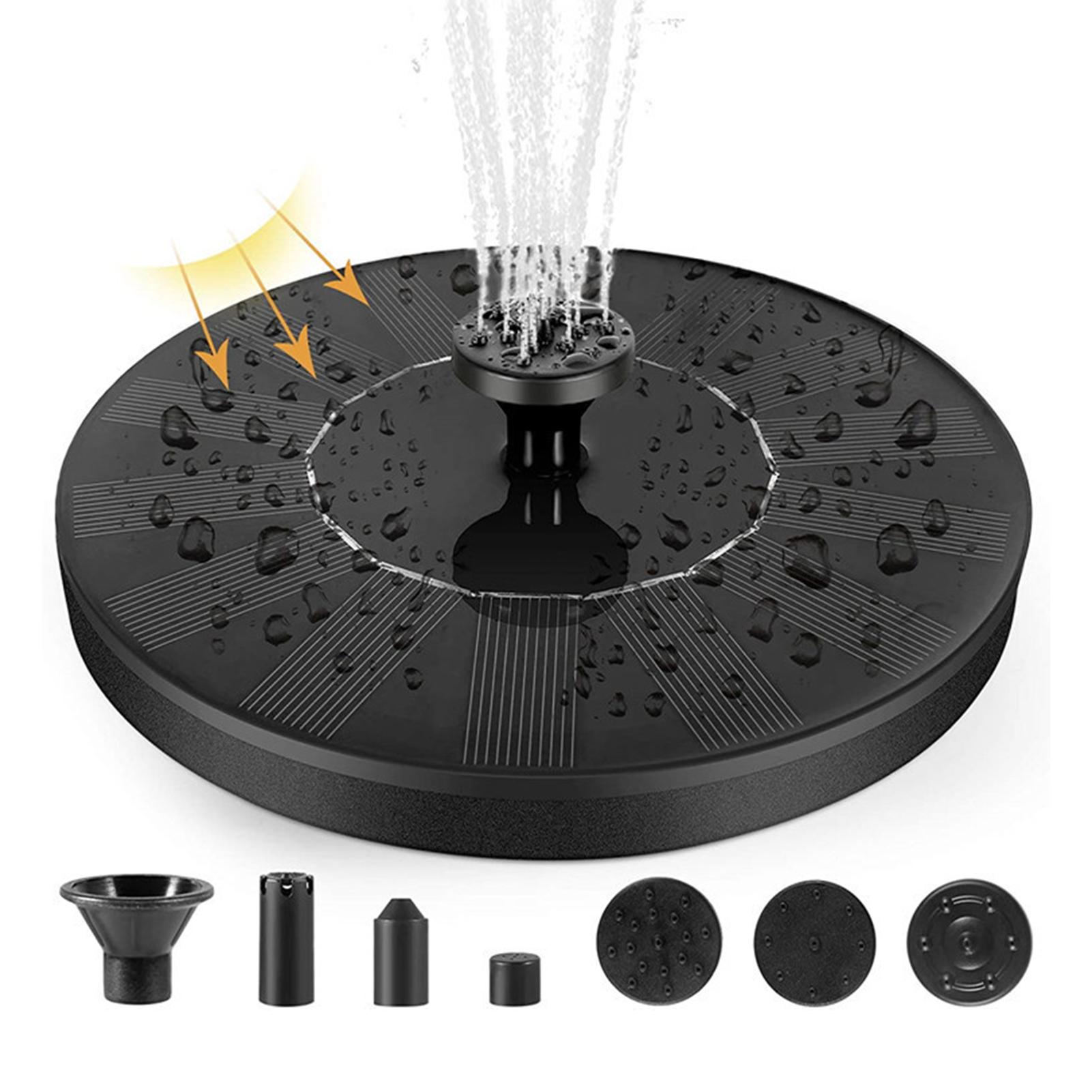 Máy bơm nước oxy năng lượng mặt trời làm đài phun nước nhỏ cho bể cá