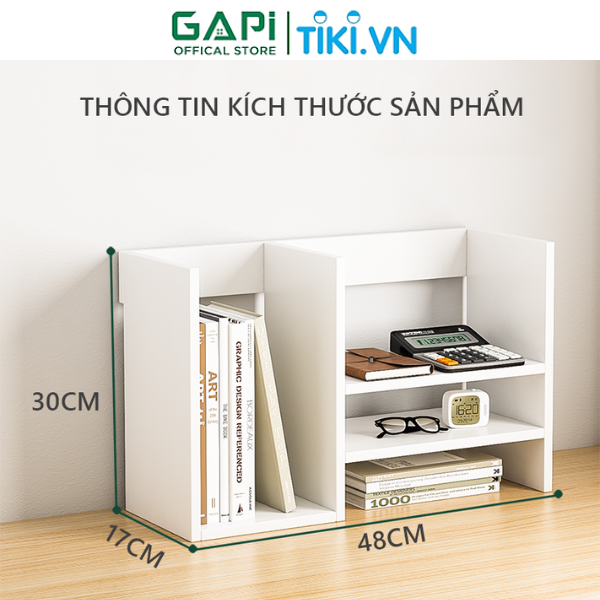 Kệ sách để bản thông minh đa tầng tiết kiệm không gian thương hiệu GAPI - GP262