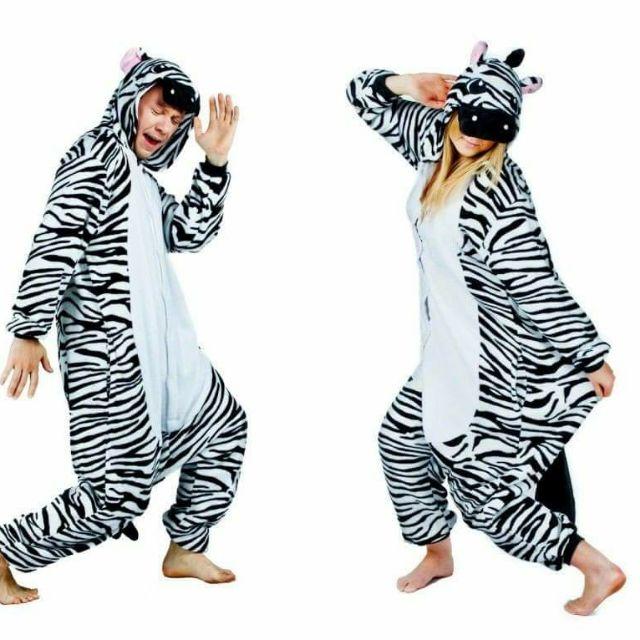 Bộ đồ thú Ngựa vằn đủ
