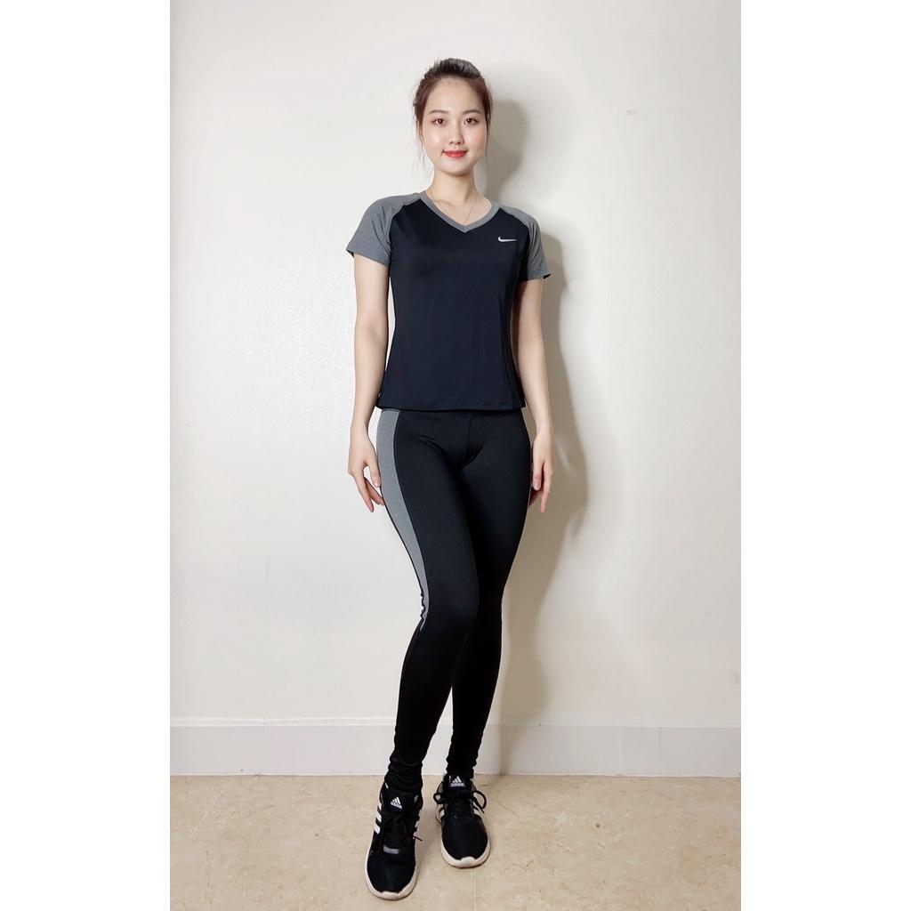 Đồ Tập GYM, Yoga Nữ, Bộ Áo Thể Thao Quần Dài Cao Cấp ODERI MS05- NEKI