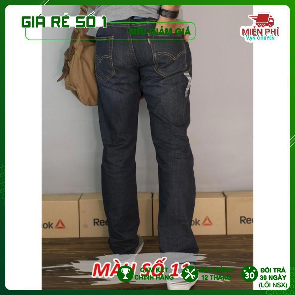 Quần Jean dáng Suông Nam, Made in Cambodia , vải mềm, co giãn, không phai màu, không xổ lông