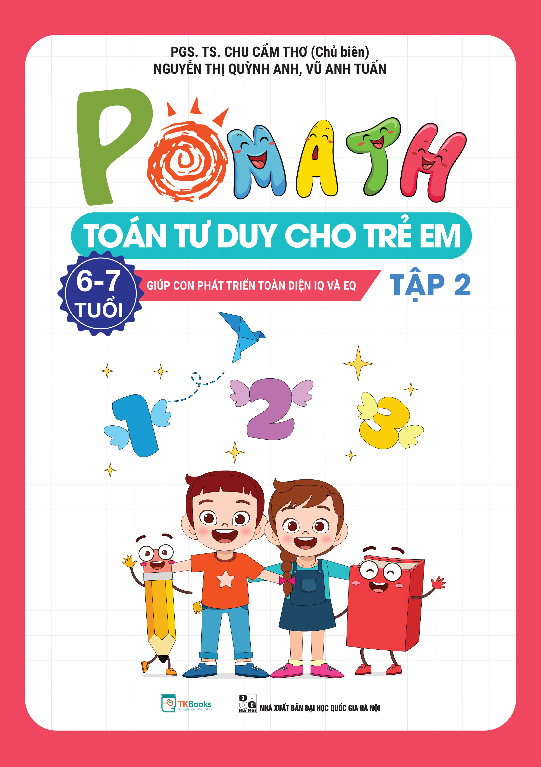 Combo Pomath – Toán tư duy cho trẻ em 6 – 7 tuổi (Tập 1 + 2)