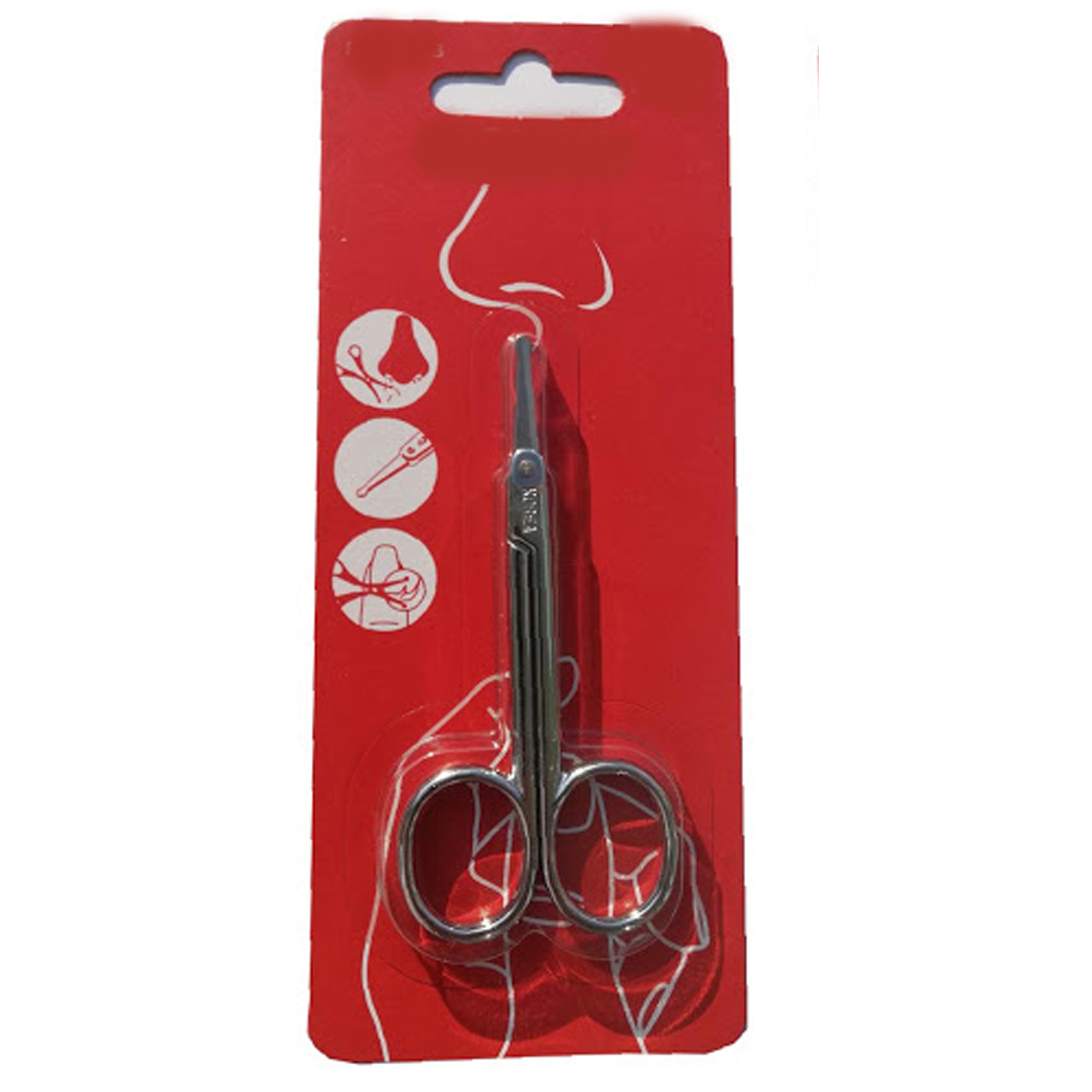 Kéo Tỉa Lông Mũi Đầu Tròn, Inox Không Gỉ Cao Cấp - Thiết Kế Nhỏ - Gọn - Nhẹ - An toàn