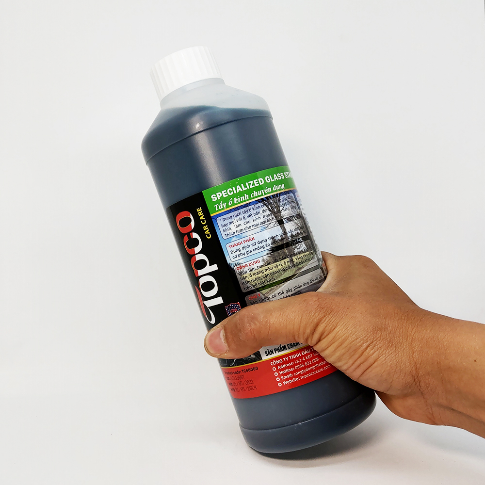 Dung dịch tẩy ố kính Topco dung tích 1 lít