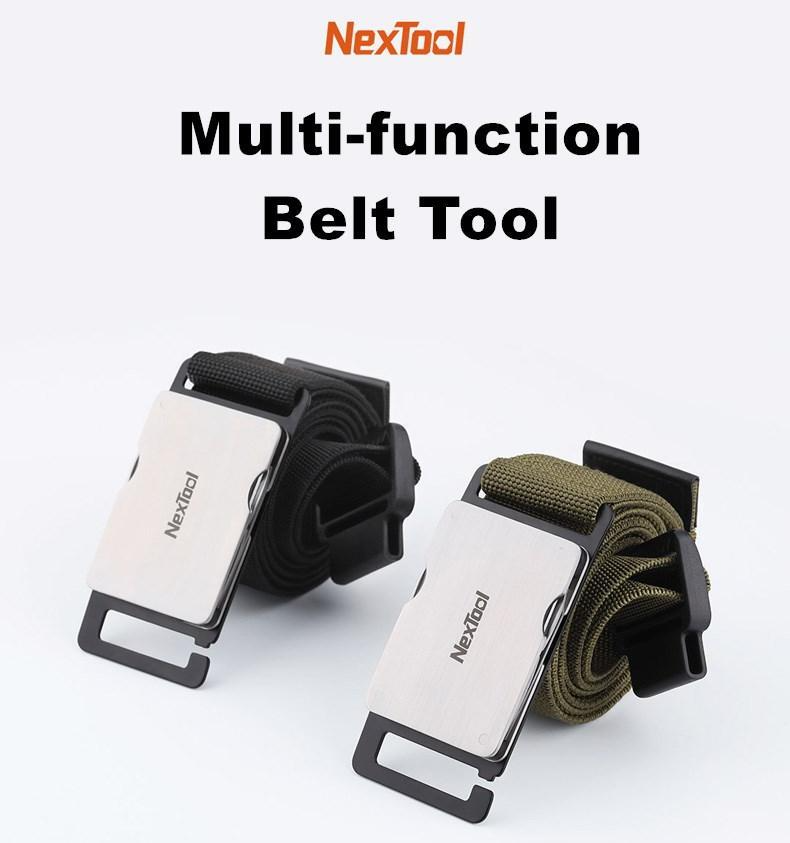 Xiaomi Youpin Nextool đa chức năng ngoài trời vành đai công cụ người đàn ông bền Nhanh chóng phát hành Trọng lượng nhẹ vít trình điều khiển dao kéo mở