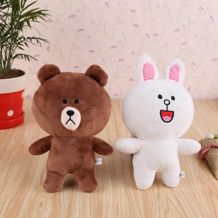 GẤU BÔNG CẶP THỎ CONY VÀ GẤU BROWN (20---->40cm)