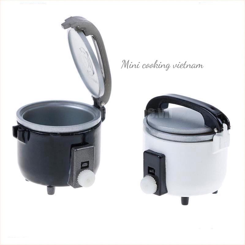 Mô Hình Nồi Cơm Điện Trang Trí Nhà Búp Bê tỉ lệ 1:12 / Mini cooking vietnam