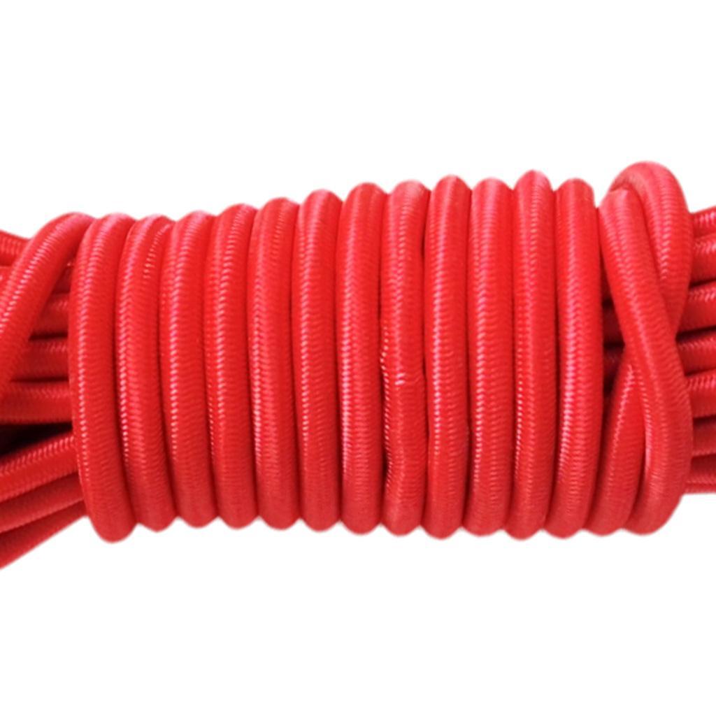 2pcs Elastic Bungee Shock Cord for Tie Downs, Boat, Kayak, Roof Rack, Trailers