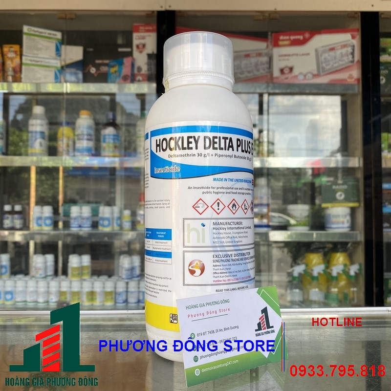 Thuốc diệt muỗi và côn trùng Hockley Delta Plus-1 lít