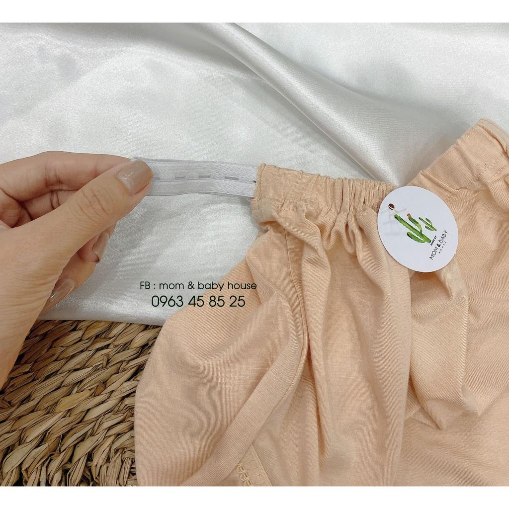 Quần mặc trong váy bầu vải cotton lạnh mềm co giãn