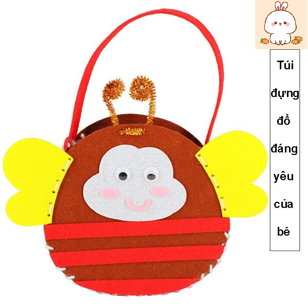 Túi Xách Vải Không Dệt tự làm DIY nhiều mẫu siêu cute cho bé - Đồ chơi trí tuệ
