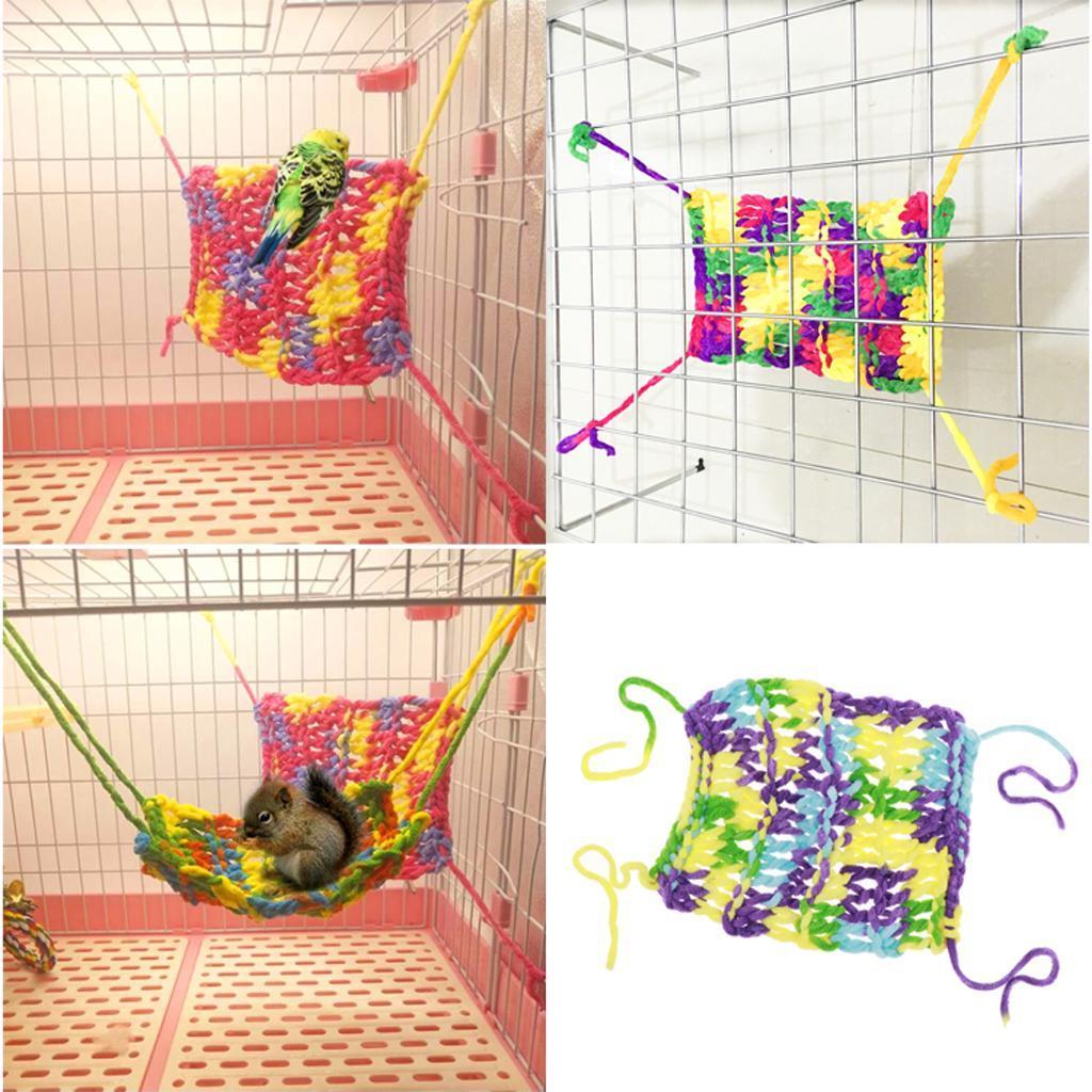 Small Pet Hamster Soft Climbing Hammock Hamster Cage Hanging Swing Toys