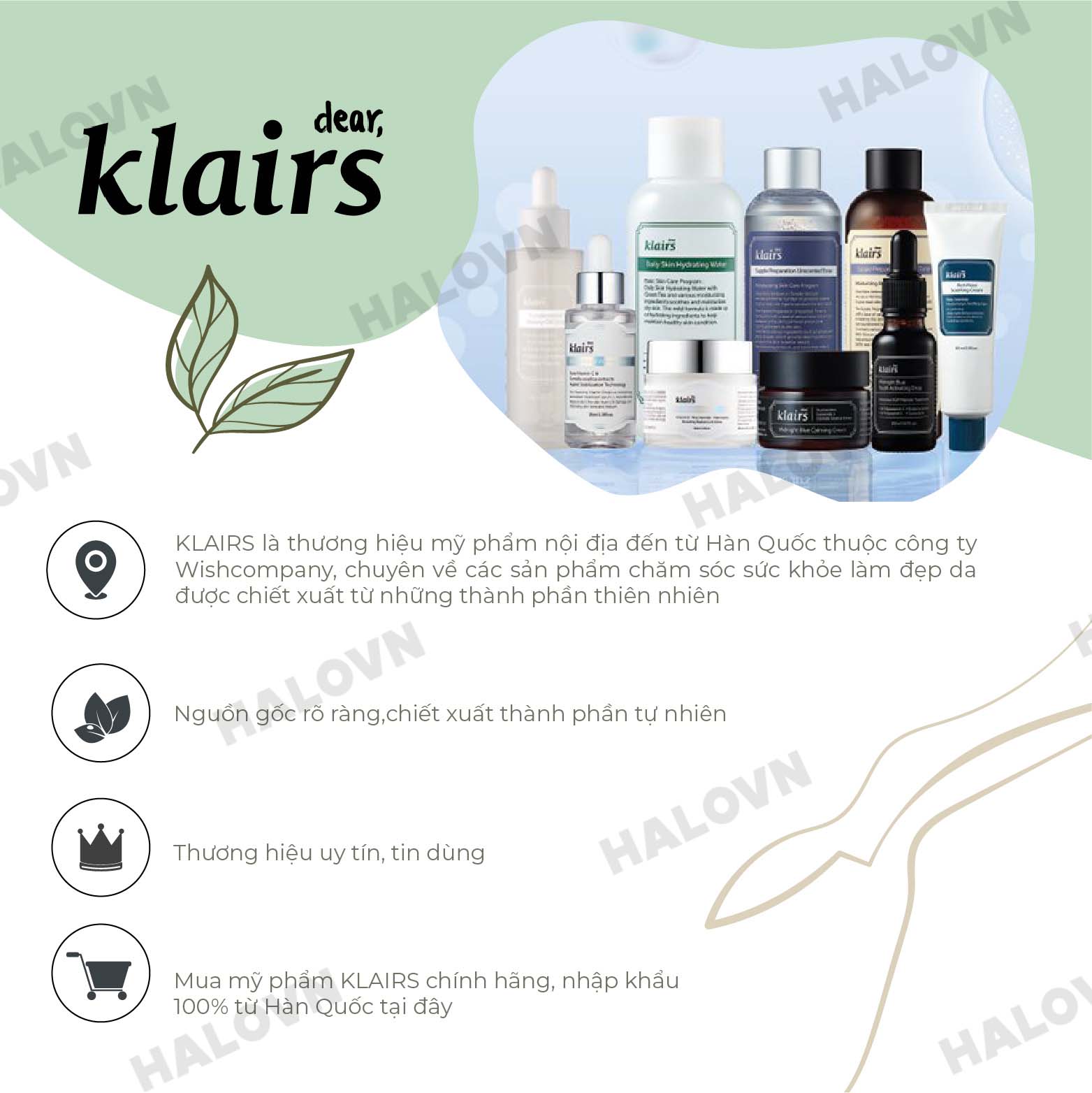 Bộ Đôi Dưỡng Ẩm Phục Hồi Dear, Klairs Midnight Blue Calming Cream 30ml và Midnight Blue Youth Activating Drop 20ml