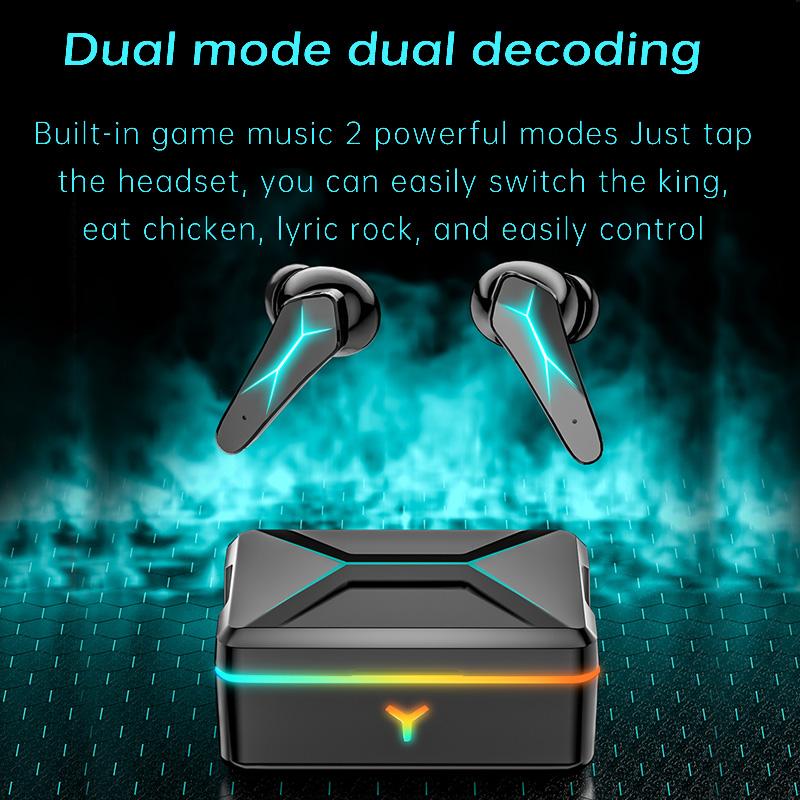 Smorss X7 TWS Tai Nghe Chơi Game Không Dây Bluetooth Tai Nghe HIFI Độ Trễ Thấp Tai Nghe Giảm Tiếng Ồn-Tai Tai Nghe Nhét Tai Có Mic