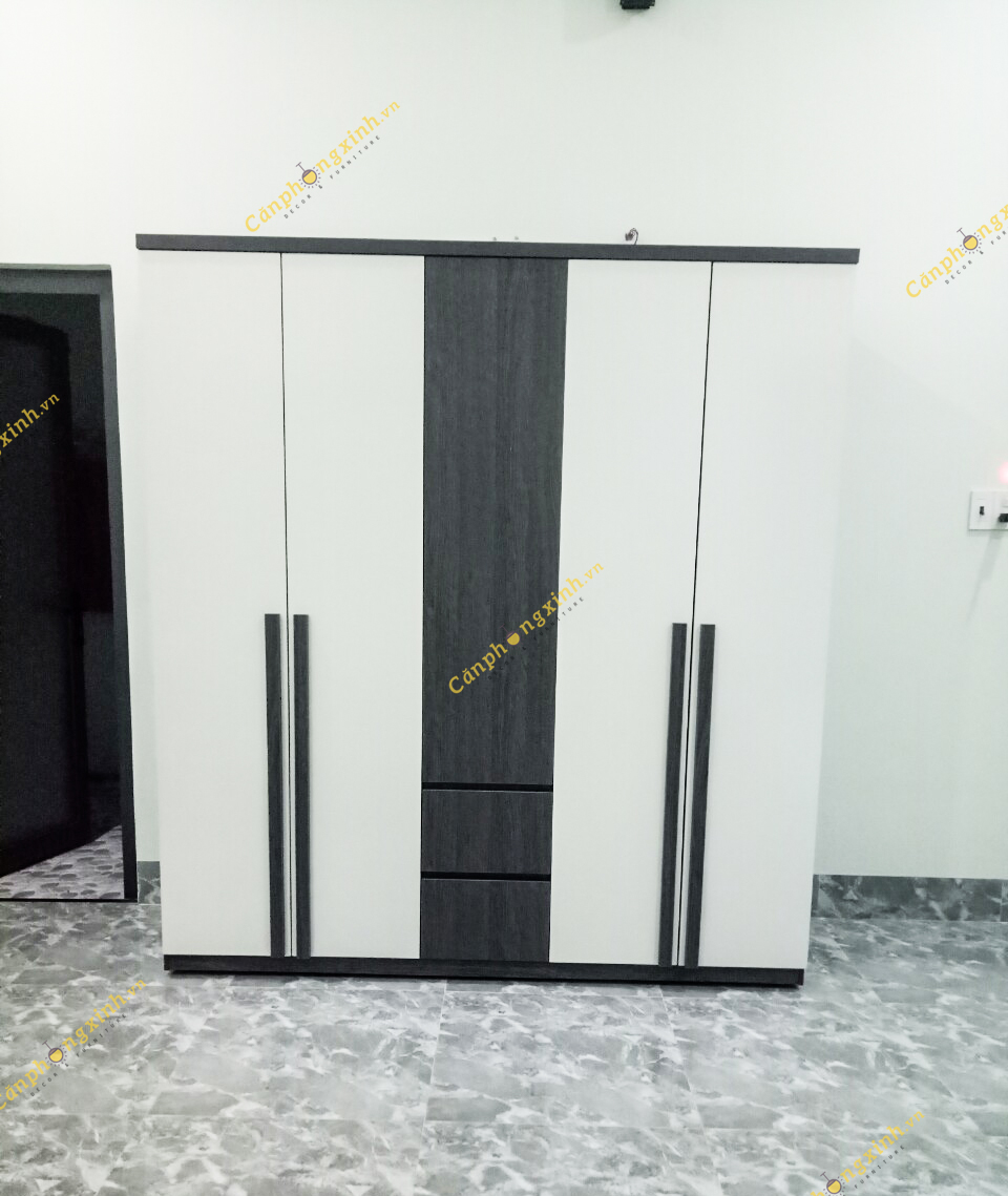 Tủ áo 5 cánh gỗ cn MDF CPX-T10
