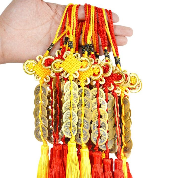 Dây Đồng Xu Ngũ Đế Phong Thủy Thu Hút Tài Lộc May Mắn