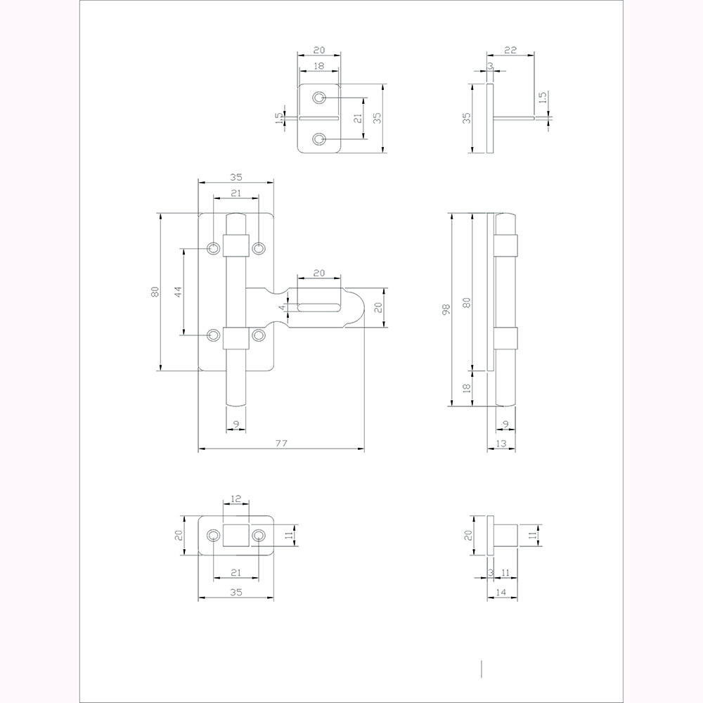 Chốt Cửa An Toàn 46104 PSS