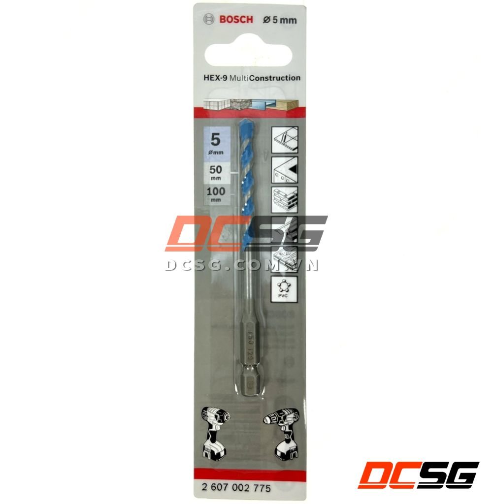 Mũi khoan đa năng chuôi lục giác HEX-9 MultiConstruction BOSCH