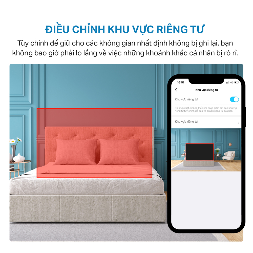 Camera Wifi TP-Link Tapo C211 Độ Phân Giải 2K UHD Quay Quét 360 Độ - Hàng Chính Hãng