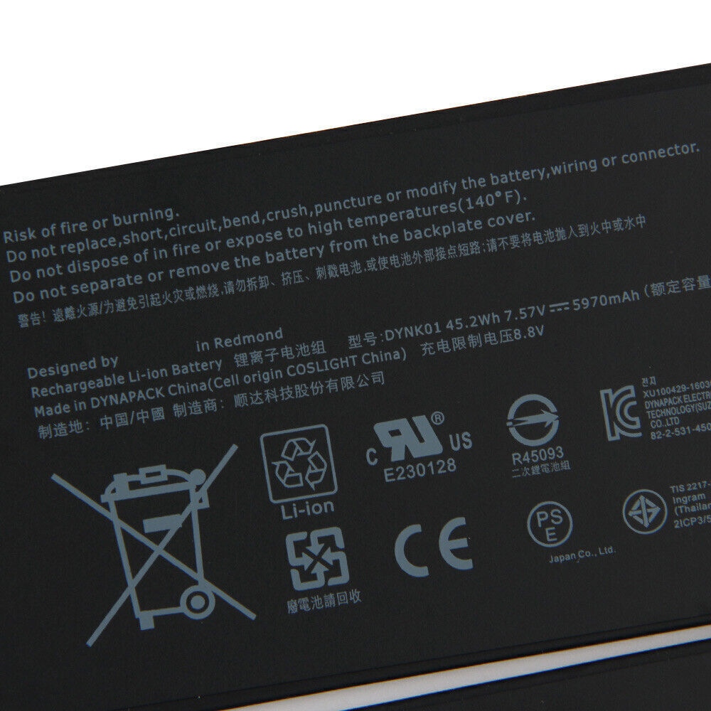 Pin dành cho Microsoft Surface Laptop 1/2 Gen 1769 1782 G3HTA036H DYNK01