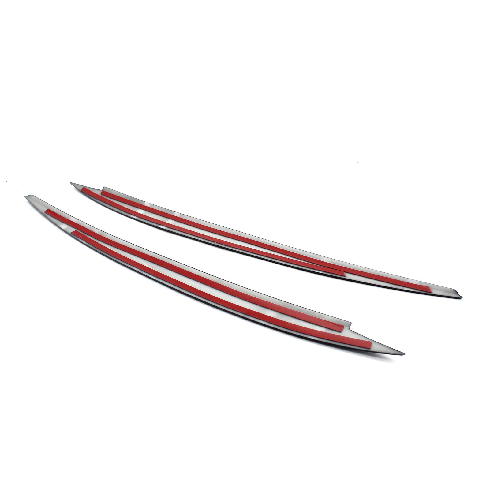 1 Pair Cover Car Decoration Styling Car Headlights Eyebrow Trim Stickers Replacement for VW Golf MK7 GTI GTD R 2013-2017