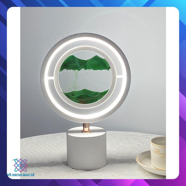 Tranh Cát Chuyển Động 3D Kèm Led Làm Quà Tặng, Trang Trí Có Thể Điều Chỉnh 2 Màu Ánh Sáng Và Độ Sáng Độ Tối