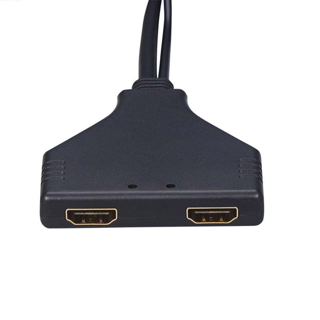 DVI To 2 HDMI 1 In 2 Out HD 1080P TV 3D Video