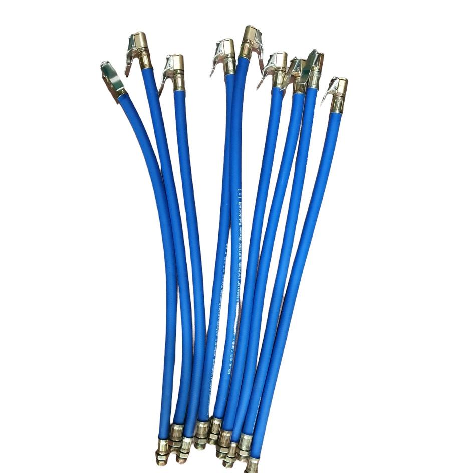 Dây bơm lốp ô tô xe máy dạng đầu kẹp cao cấp, cực bền
